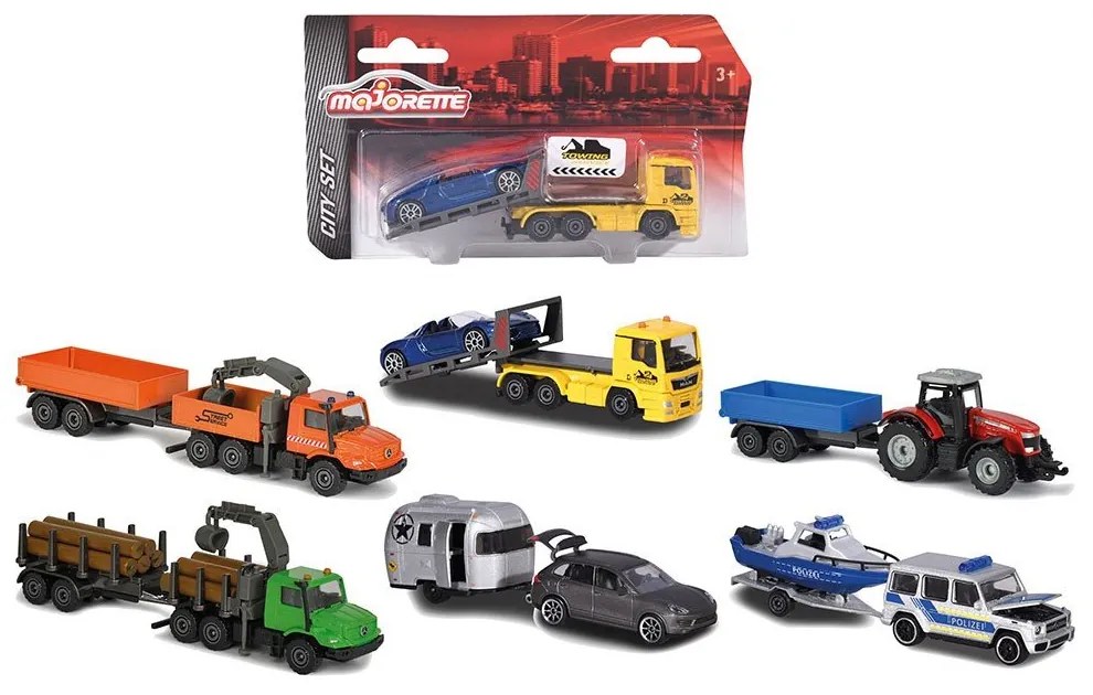 Majorette - Градски сет - 6 вида