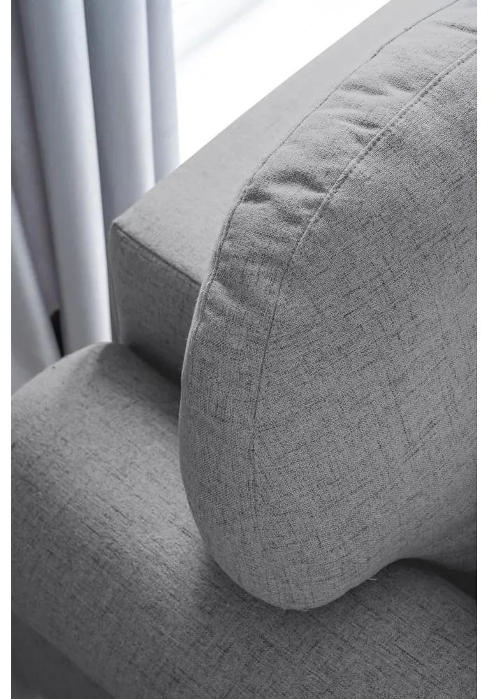 Сив ъглов разтегателен диван (десен ъгъл) Bouncy Olli - Miuform