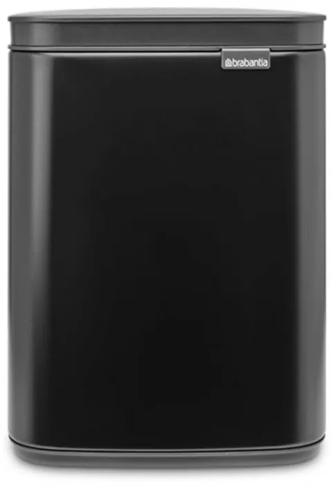 Кош за боклук Brabantia Bo Small 1006622, 4 л, Плавно и безшумно отваряне, Противоплъзгаща основа, Черен