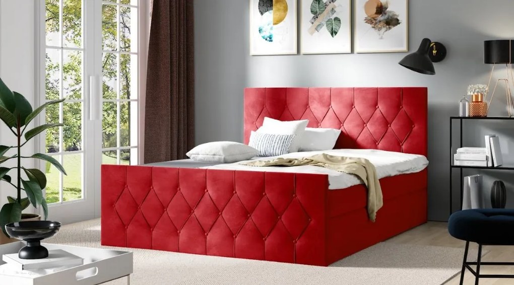 Тапицирано легло Sky lux-Mple Raf-140 x 200