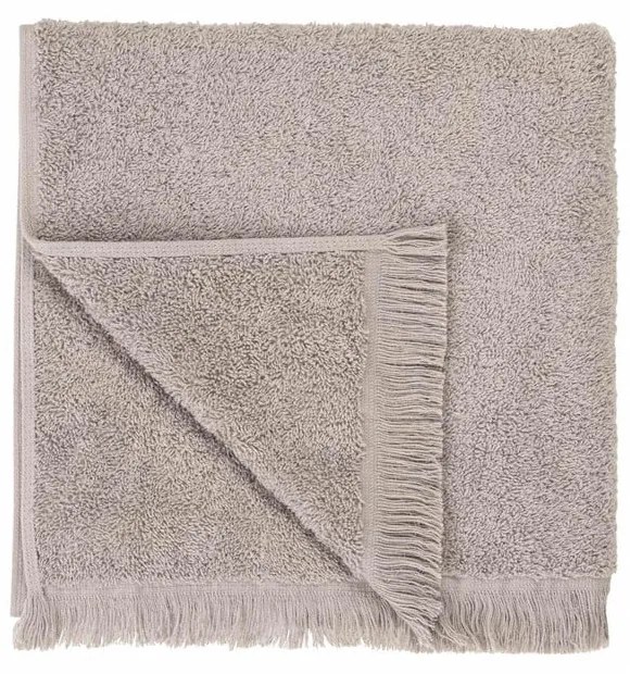 Сиво-кафява памучна кърпа 50x100 cm FRINO - Blomus
