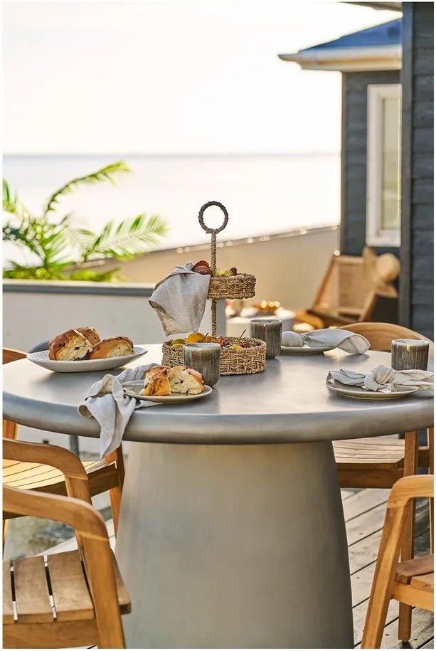 Керамична кръгла градинска маса за хранене ø 60 cm Bonnet – House Nordic