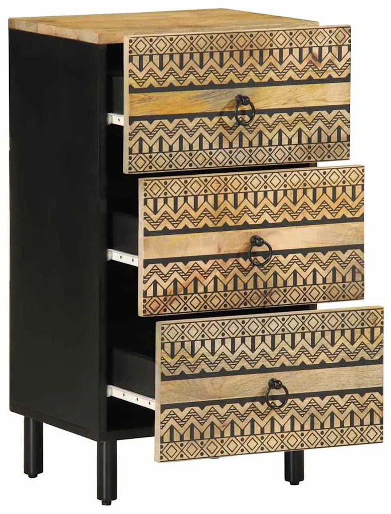 4018651 vidaXL Бюфет 40x33,5x75 см грубо мангово дърво масив