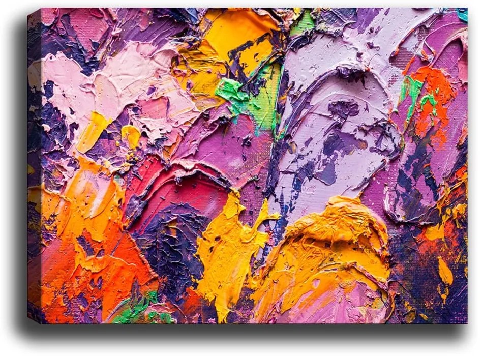 Изображение Strokes, 140 x 100 cm Colorful Strokes - Tablo Center