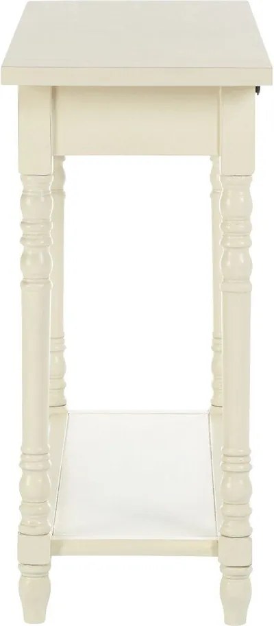 Конзолна маса от масивен бор в цвят слонова кост 35x96 cm Heritage – Premier Housewares