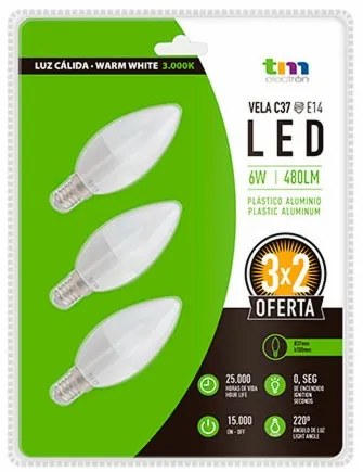 LED крушка TM Electron E14 3000 K