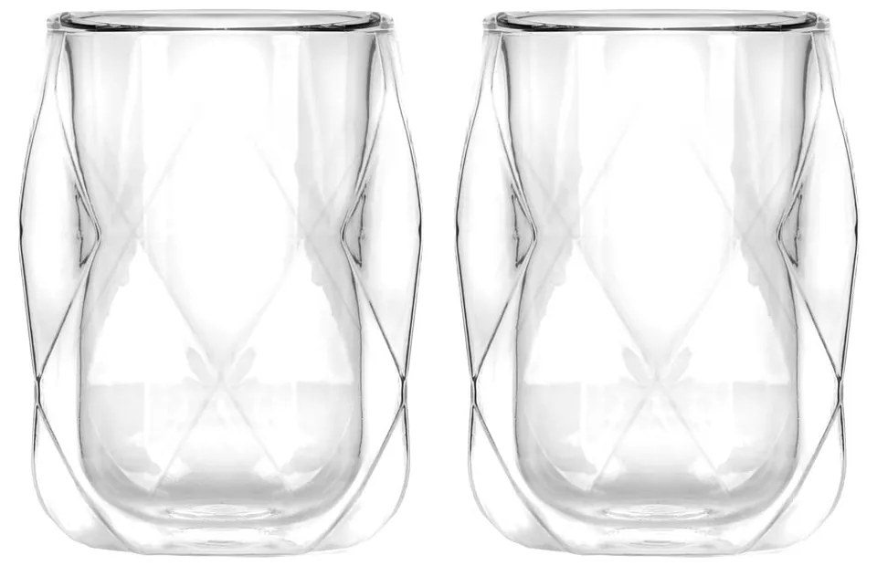 Чаши за еспресо с двойни дъна в комплект от 2 бр. 100 ml Geo – Vialli Design