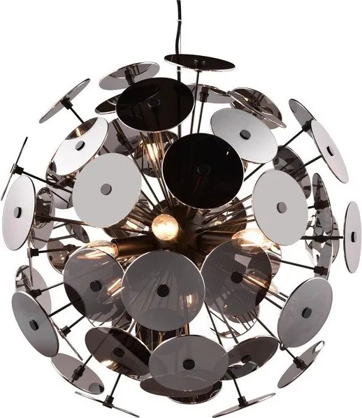 Матово черно висящо осветително тяло Discalgo - Trio