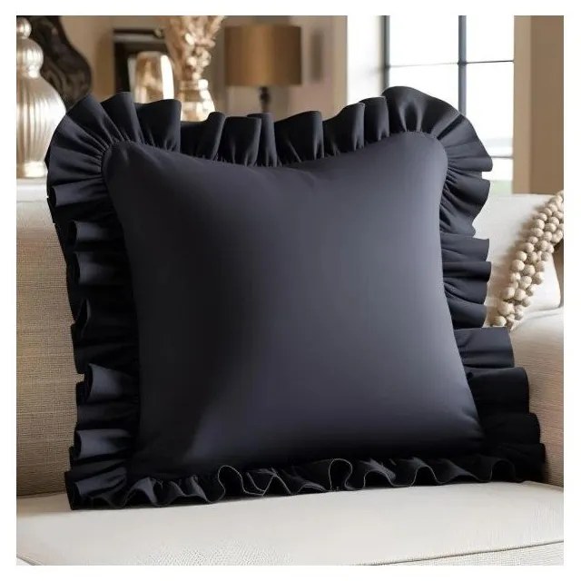 Калъфка за възглавница със смес от памук 40x40 cm Ruffled – Mila Home