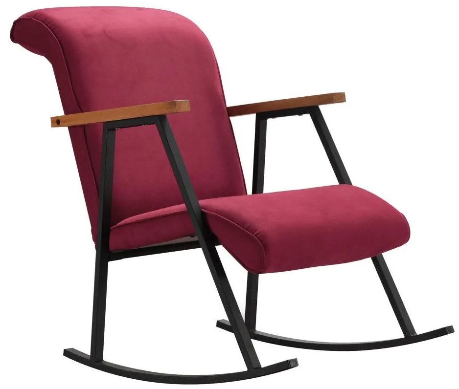 Люлеещо кресло LUNI червено