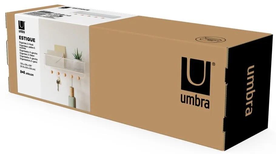 Метален стелаж за ключове за монтиране на стена Estique - Umbra
