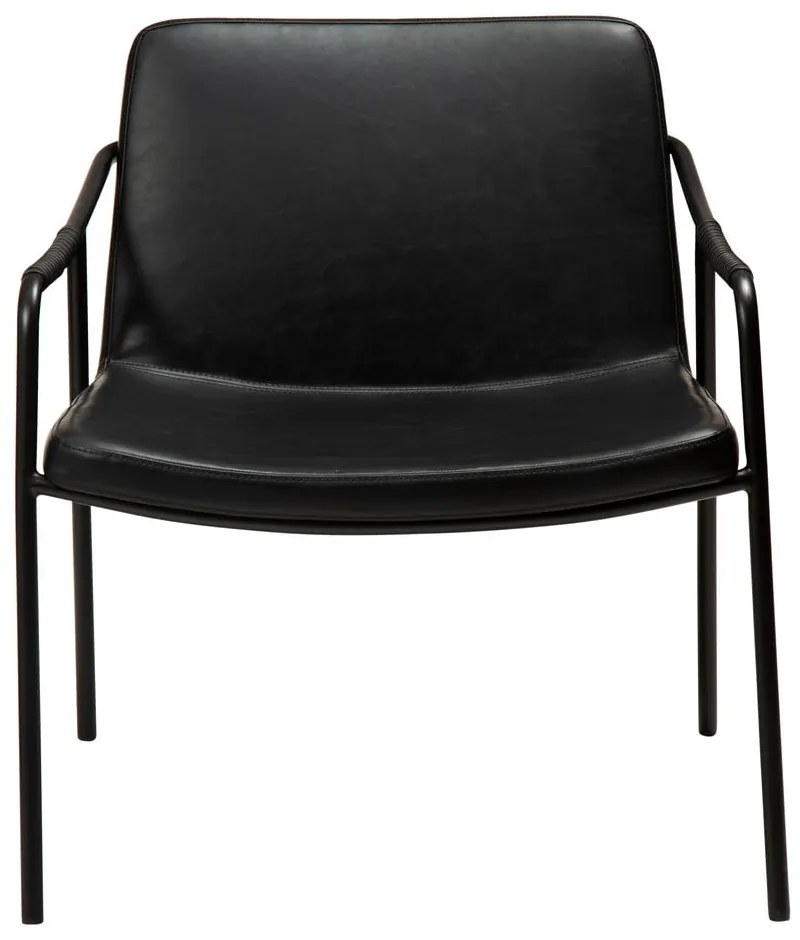 Черно кресло от изкуствена кожа Boto - DAN-FORM Denmark