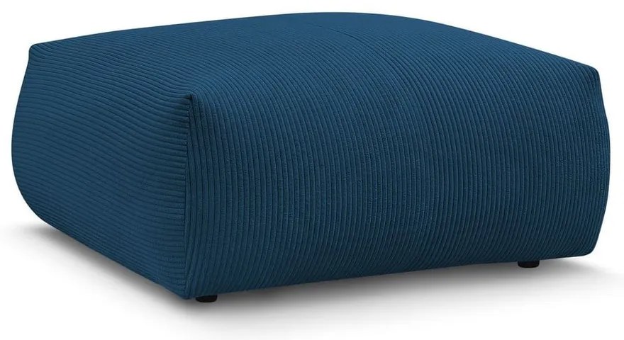 Тъмносиня табуретка от рипсено кадифе Voltaire – Bobochic Paris