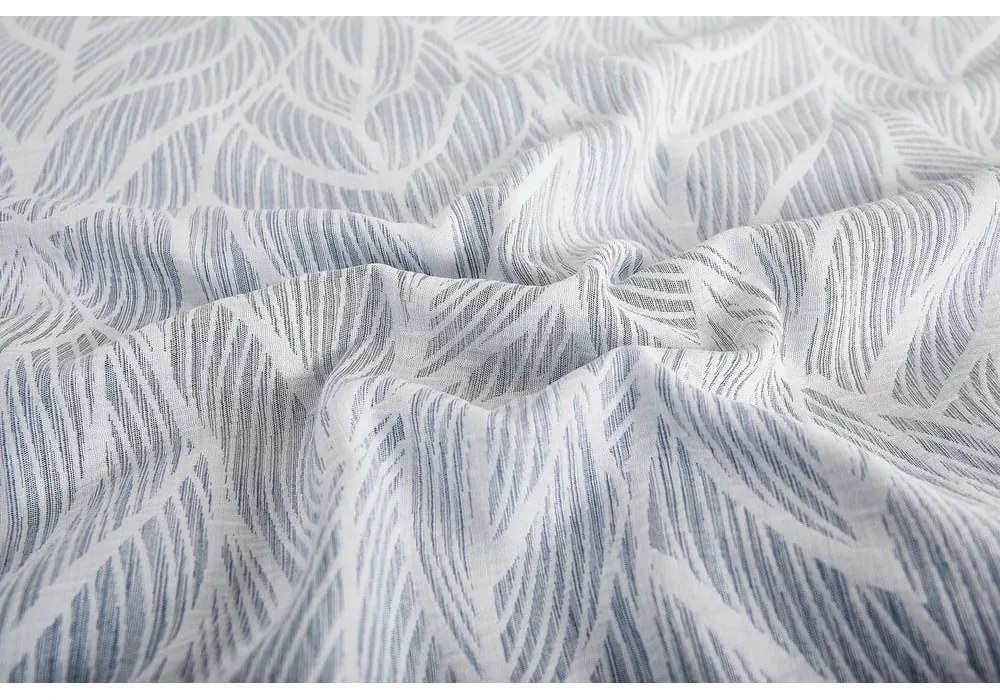 Синьо единично спално бельо от жакард 140x200 cm Florida – My House