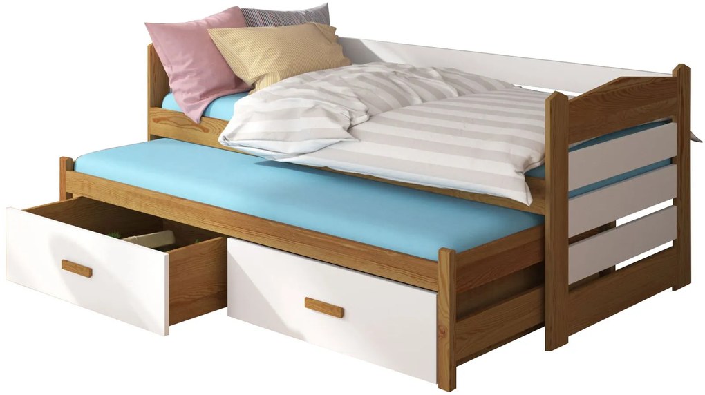 Бебешко Детско легло Camaro-180 x 80-Without protector-Drus-White