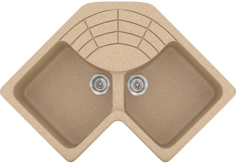 Мивка Sanitec 310-Granite Beige