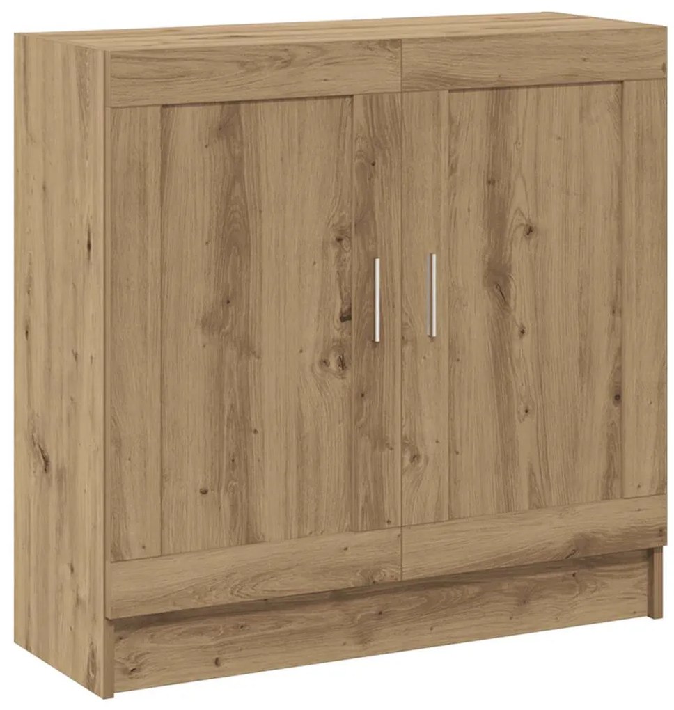 856147 vidaXL Библиотека, дъб артизан, 82,5x30,5x80 см, инженерно дърво