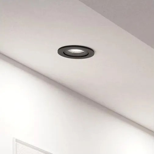 Eglo 902243 - LED вградено точково осветително тяло BARRANCO 1xGU10/4,5W/230V черно