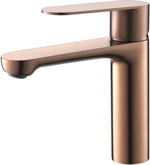 Стоящ смесител за умивалник Верона ICF 111320 BRUSH ROSE GOLD, неръждаема стомана, розово злато, 17x4.2см