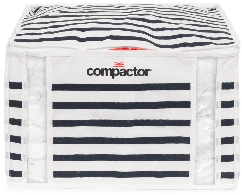Кутия за съхранение на дрехи Medium Mariniere 3D Vacuum Bag, 125 л - Compactor
