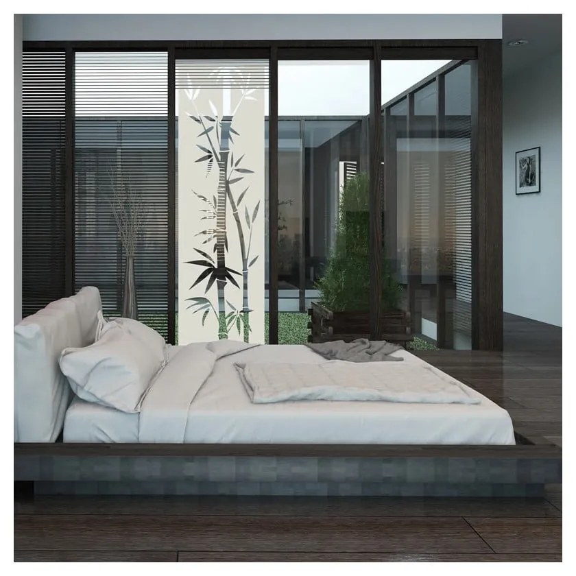 Водоустойчив стикер за душ Бамбук, 195 x 55 cm - Ambiance