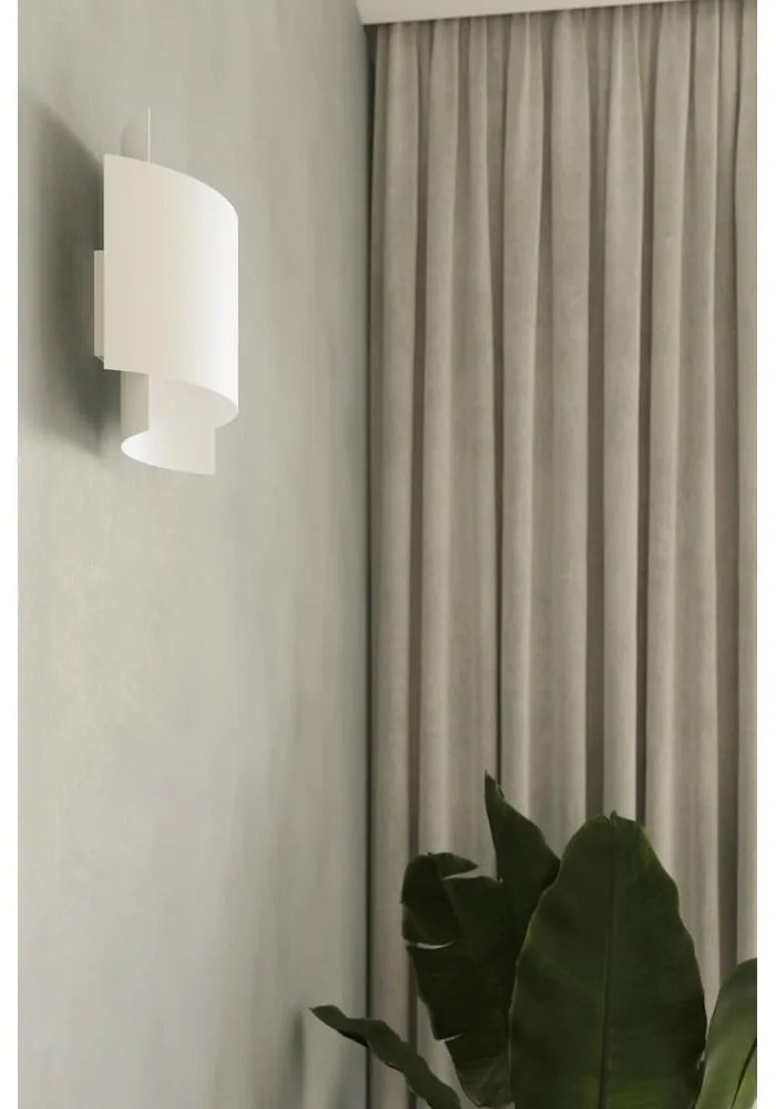 Бяла стенна лампа Forgmi - Sollux