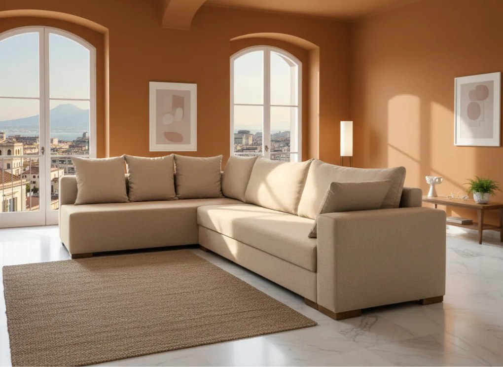 Ъгъл диван Trendy-Right-265φ 165β cm.-beige