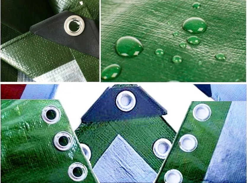 Зелено-сребриста мразоустойчива мушама 3m x 7m