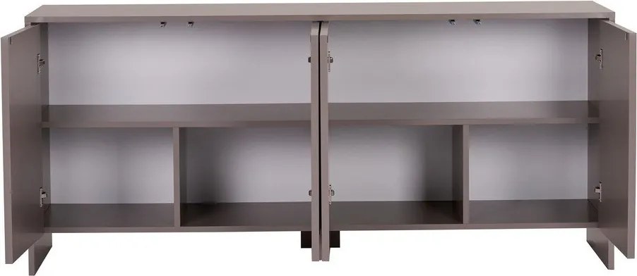 Кафяво-сив скрин 180x80x45 cm Arlen – Kalune Design