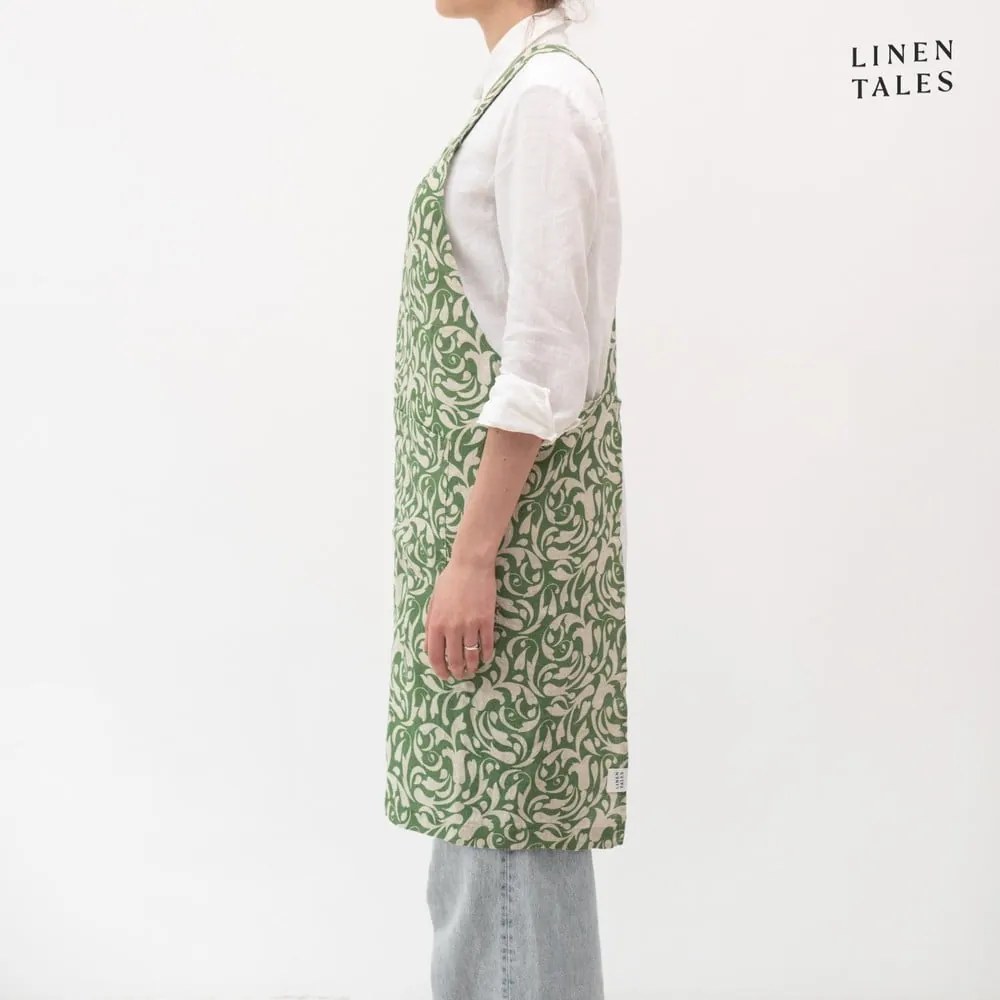 Ленена престилка Evergreen Damask – Linen Tales