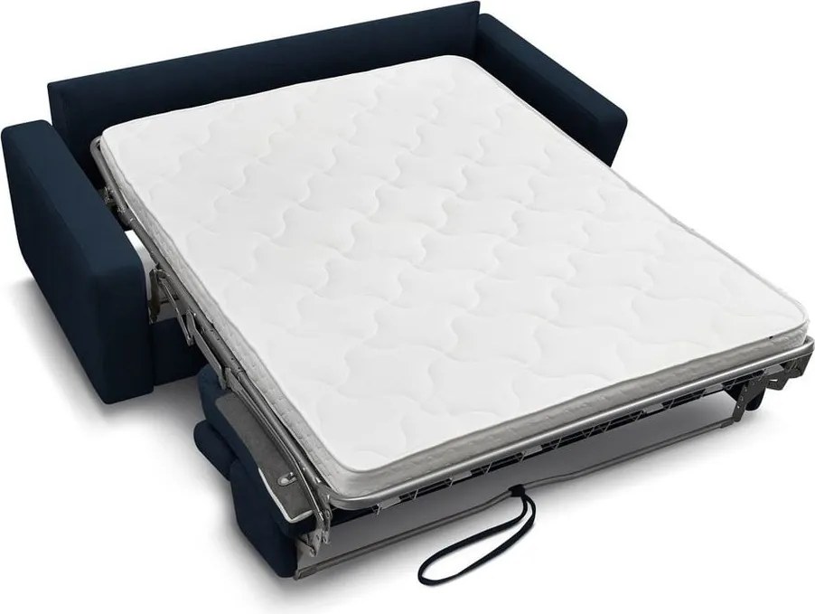 Тъмносин разтегателен диван 195 cm Monaco – Bobochic Paris