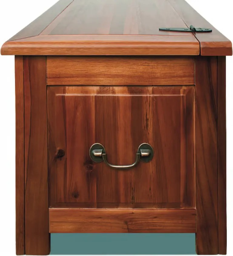 Дървен сандък от акация 85 × 44 × 48 cm