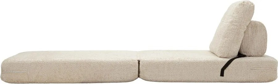 Бяло разтегаемо кресло от букле Faster – Mauro Ferretti