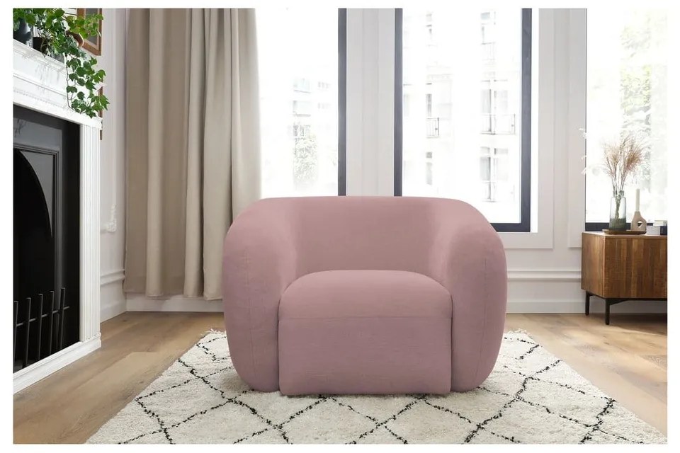 Светлорозово кресло Celine – Bobochic Paris
