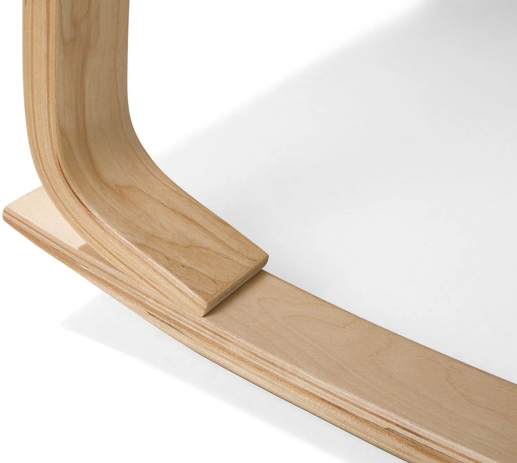 Люлеещ се стол Roy-Бял