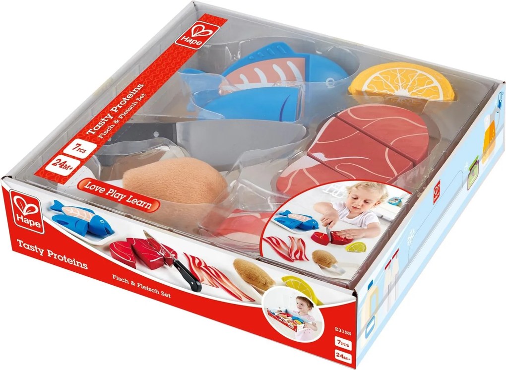 Hape - Дървен готварски комплект Риба