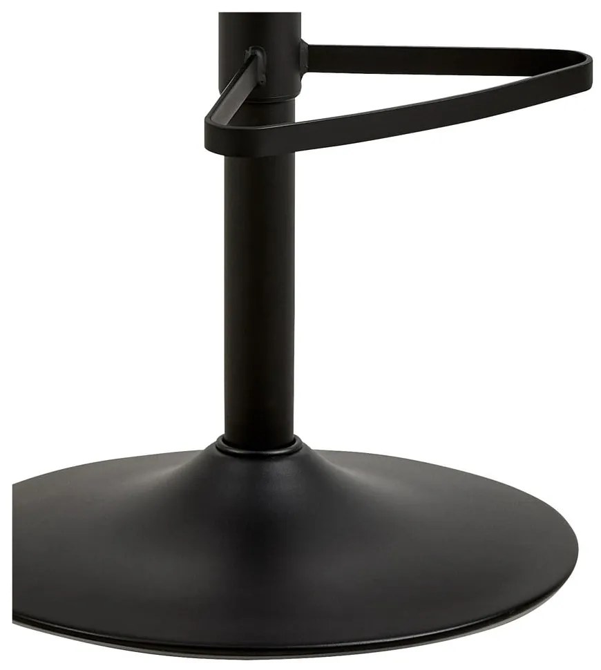 Бежов бар стол с регулируема височина с подлакътници (височина на седалката 85 cm) Eddie – Actona