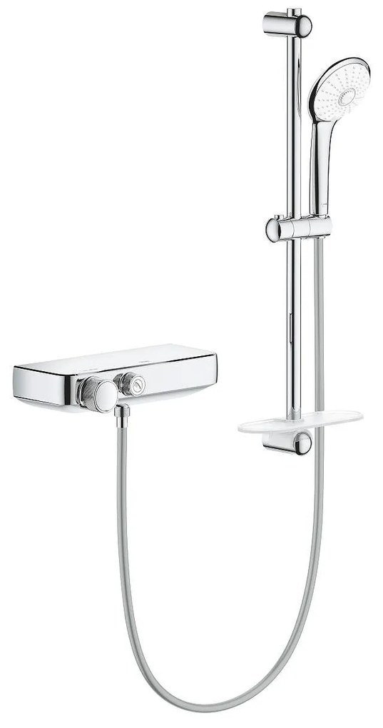 Grohtherm SmartControl Термостатен смесител за душ, 1/2″ с тръбно окачване