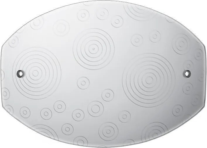 Аплик ОЗОН LED, 285х200, бял гланц, 6W, 4000K