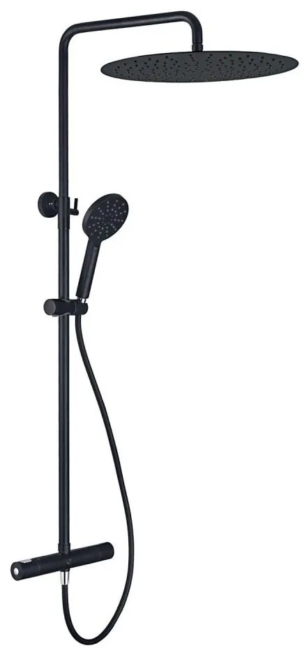 BATH DELUXE 31-120-09-63-00 - Душ комплект с термостат DRAGOR мат черен