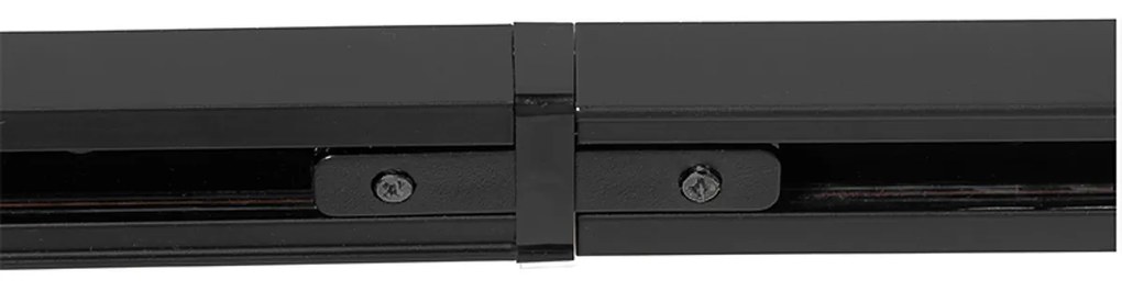 Индустриална релсова система черна с 5 прожектори 1-фазен - Suplux