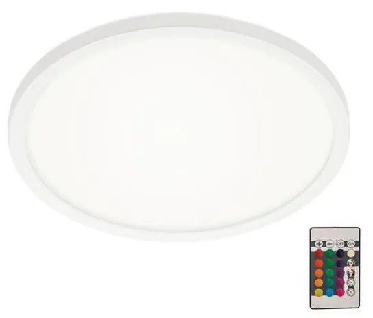 Briloner 7092-416 - RGBW Димируем плафон SLIM LED/15W/230V + д.у.