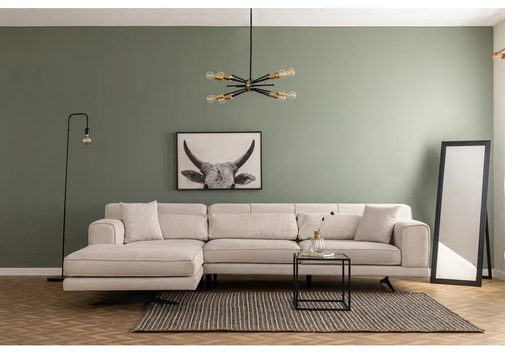 Светлобежов ъглов диван , ляв ъгъл Jivago - Artie