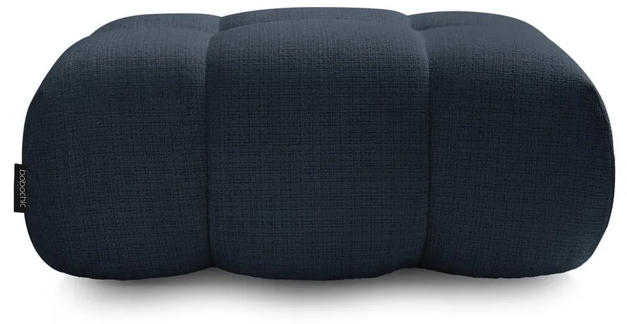 Тъмносиня шенилова табуретка Ivane – Bobochic Paris