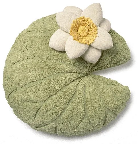 Памучна детска възглавница 60x60 cm Water Lily – Lorena Canals
