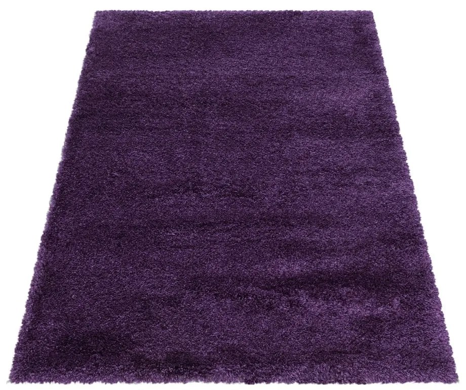 Тъмнолилав килим 160x230 cm Fluffy – Ayyildiz Carpets