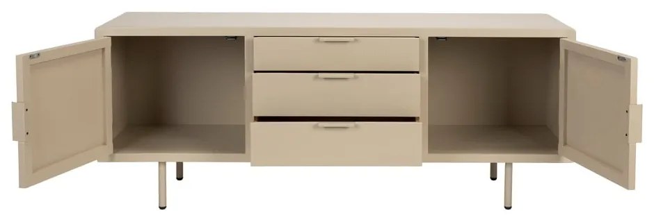 Бежов скрин 140x55x40 cm Kos – White Label