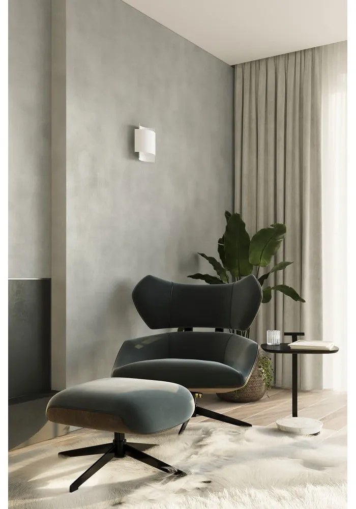 Бяла стенна лампа Forgmi - Sollux