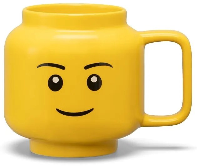 Жълта керамична бебешка чаша 530 ml Head - LEGO®