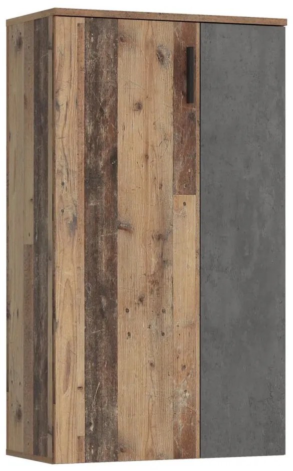 Шкаф за обувки ETON, кафяв/антрацит